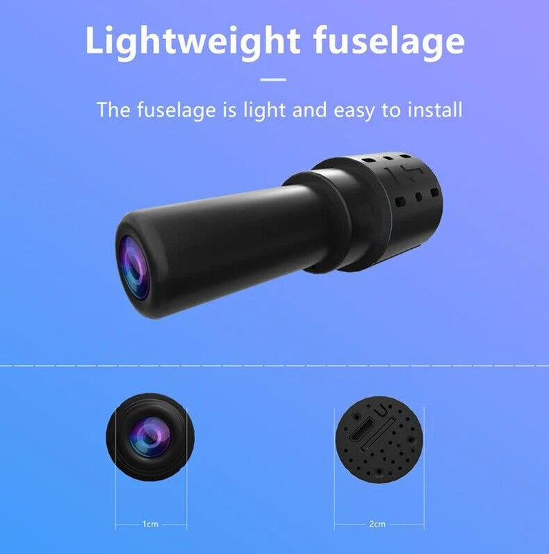 4K HD Mini Wifi Spy Camera - Hidden Pinhole DVR Nanny Cam for Ultimate Discreet Surveillance