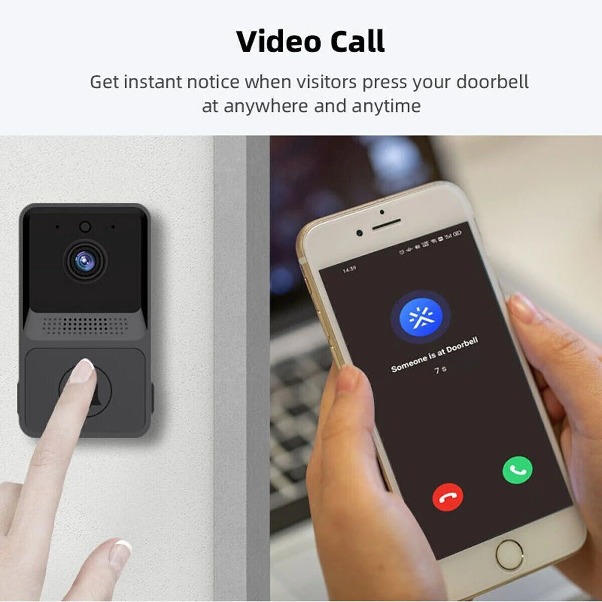 Smart WiFi Video Doorbell Intercom - Ultimate Security Solution for Your Home!