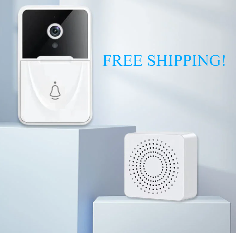 Smart WiFi Wireless Video Doorbell Intercom with Chime - Enhance Your Home Security!