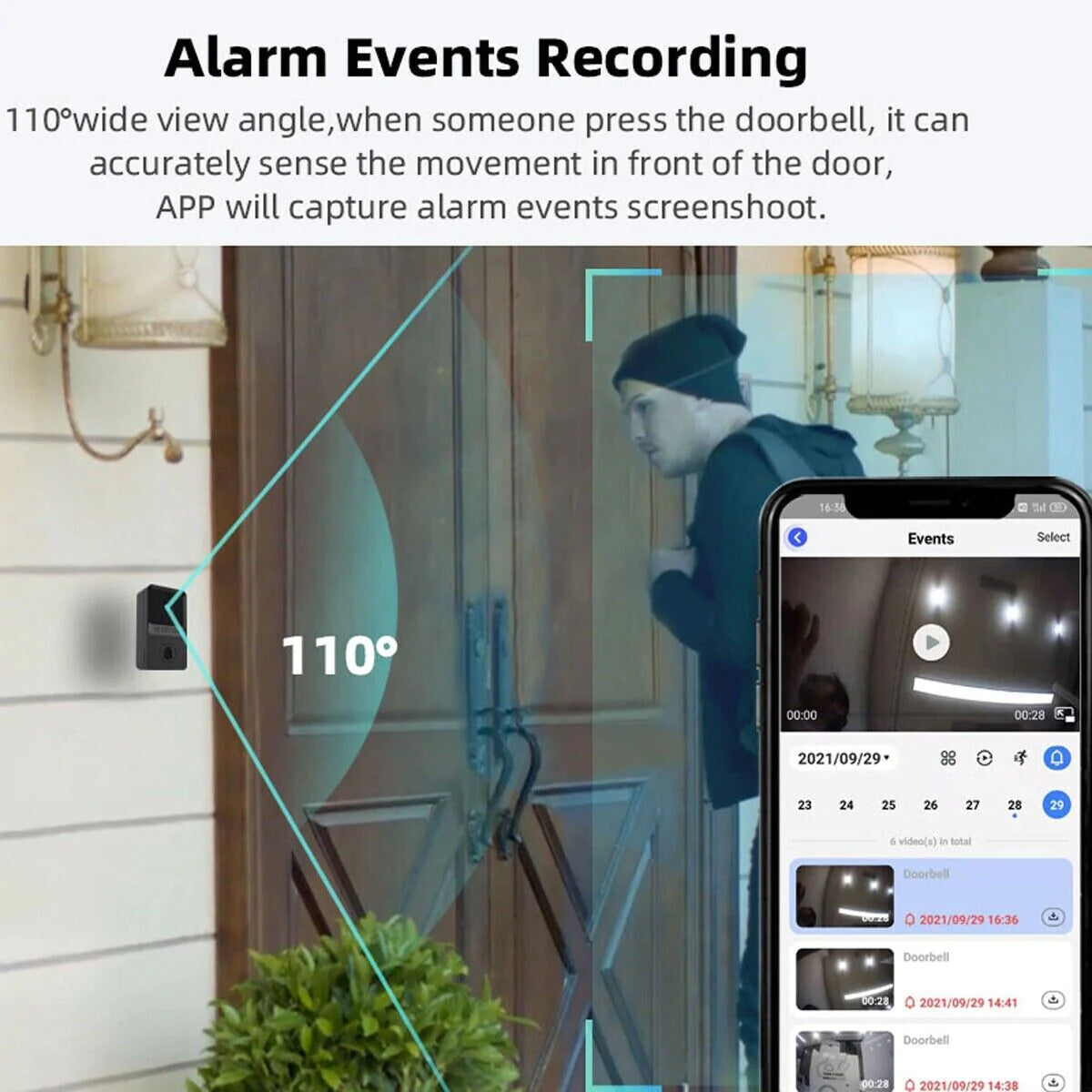 Smart WiFi Video Doorbell Intercom - Ultimate Security Solution for Your Home!