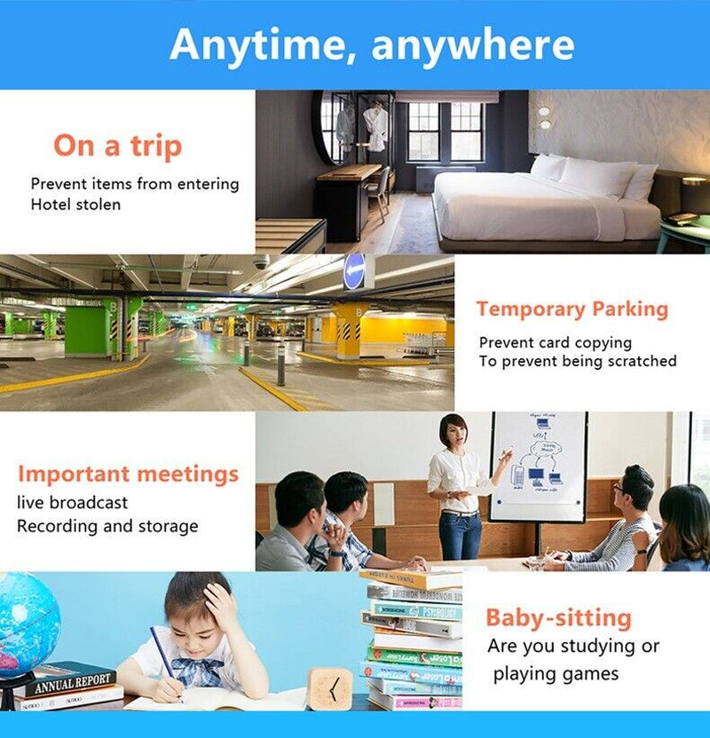 4K HD Mini Wifi Spy Camera - Hidden Pinhole DVR Nanny Cam for Ultimate Discreet Surveillance