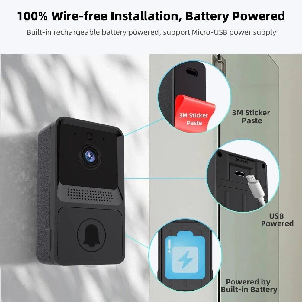 Smart WiFi Video Doorbell Intercom - Ultimate Security Solution for Your Home!