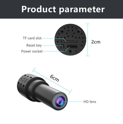4K HD Mini Wifi Spy Camera - Hidden Pinhole DVR Nanny Cam for Ultimate Discreet Surveillance