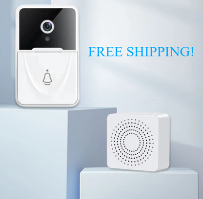 Smart WiFi Wireless Video Doorbell Intercom with Chime - Enhance Your Home Security!