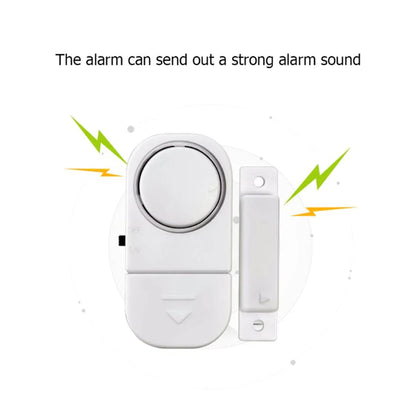 6-Piece Wireless Window & Door Burglar Alarm System with Magnetic Sensors