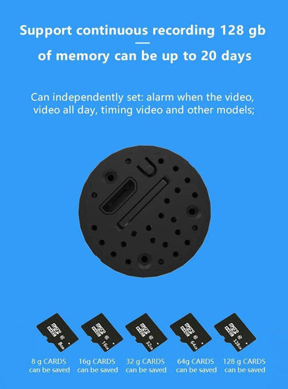 4K HD Mini Wifi Spy Camera - Hidden Pinhole DVR Nanny Cam for Ultimate Discreet Surveillance