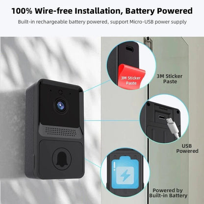 Smart WiFi Video Doorbell Intercom - Ultimate Security Solution for Your Home!