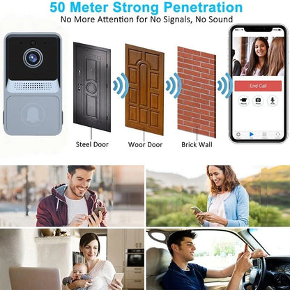Smart WiFi Video Doorbell Intercom - Ultimate Security Solution for Your Home!